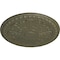 Ekena Millwork Raymond Ceiling Medallion (Fits Canopies up to 5 3/8"), Hand-Painted Painted Turtle, 18"OD x 1 1/4"P CM18RA2PTF - alternate 2
